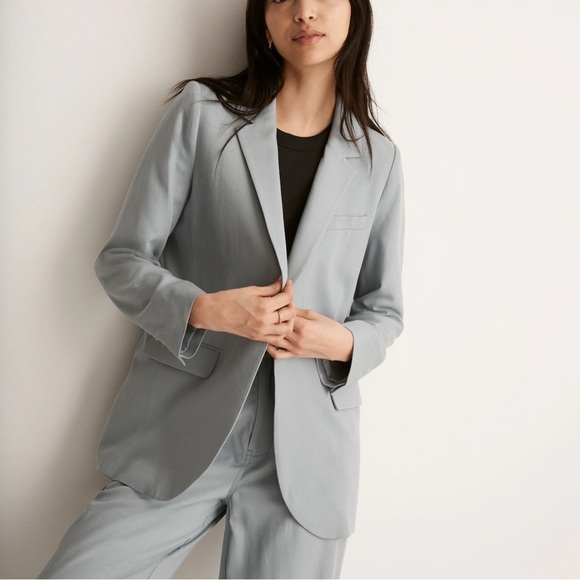Madewell The Petite Larsen Blazer in Drapeweave XL NWT - Picture 9 of 9